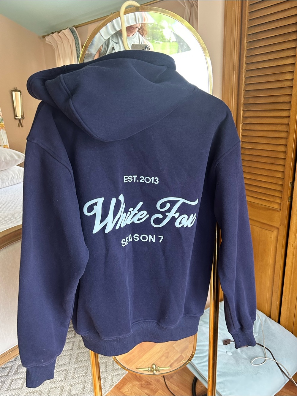Navy Graphic Hoodie - Women's Branded Pullover